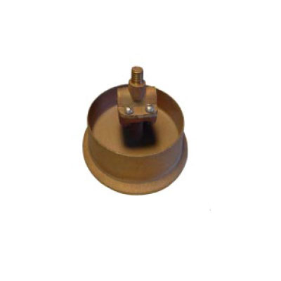 #266B – No Nail Bronze Pan-Type Air Terminal and Cable Fastener Base.
